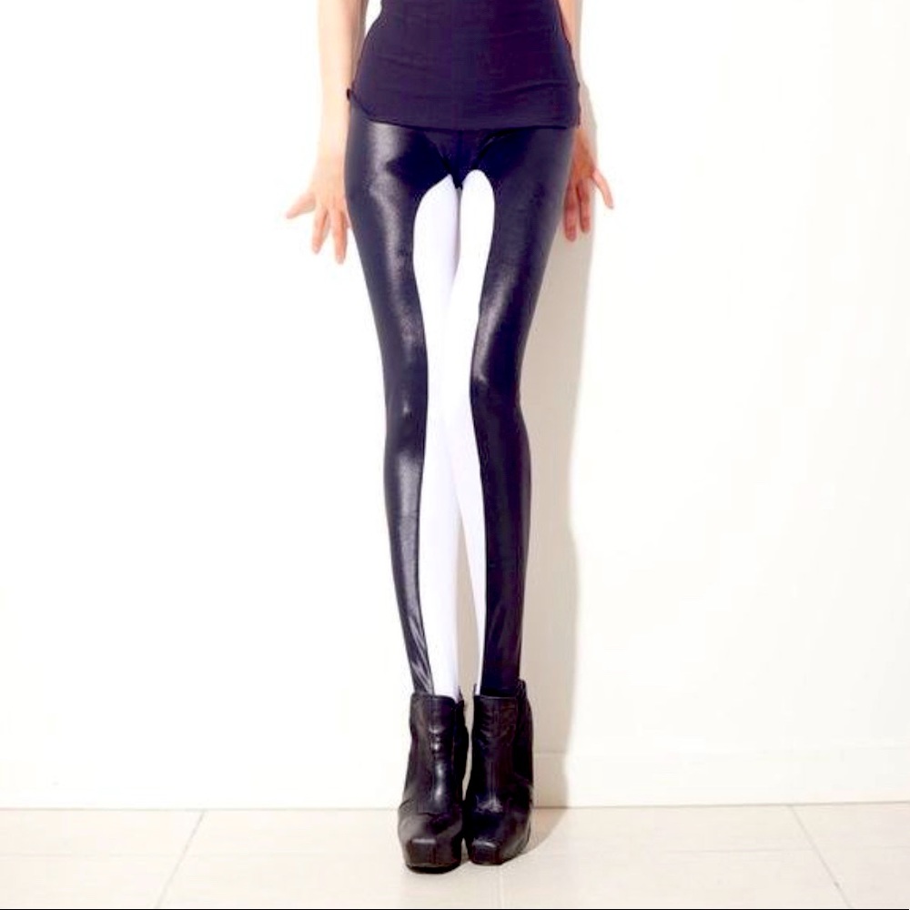 Blackmilk Clothing - Black/White Legs ***SUPER RARE***